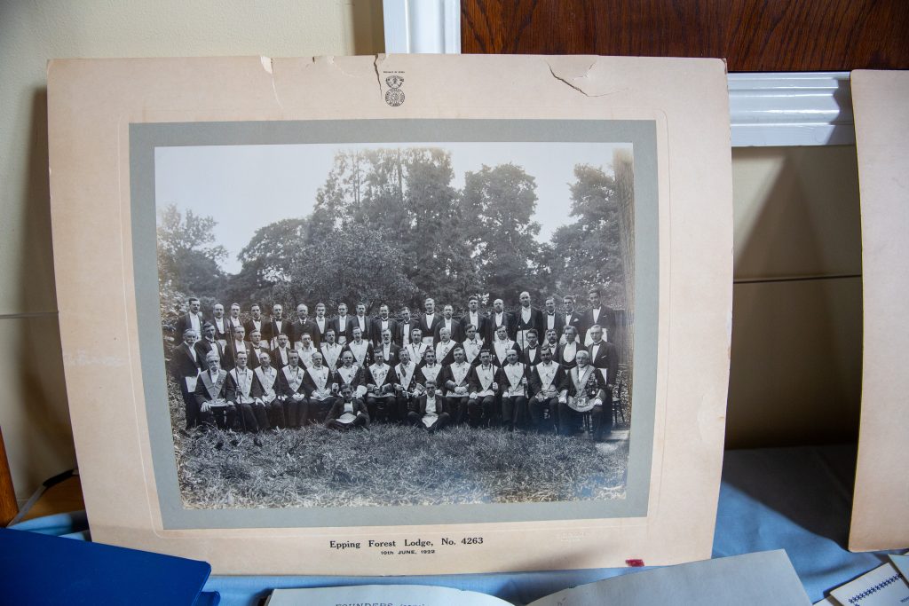 Lodge members in 1921